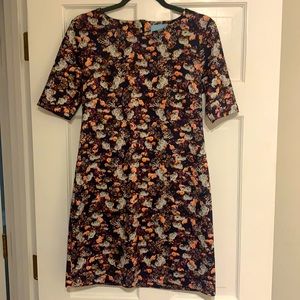 CeCe by Cynthia Steffe Navy blue floral dress